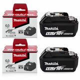 Makita 18V LXT 6.0 Ah Battery - 2 Pack