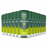 Mitchum Men Clear Gel Antiperspirant Deodorant, Mountain Air - 2.25 Oz - 12 Pack