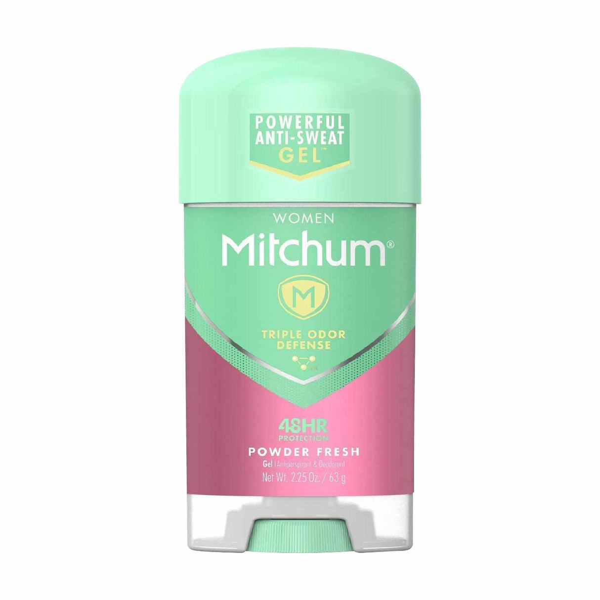 Mitchum Women Gel Antiperspirant Deodorant, Powder Fresh - 2.25 Oz - 3 Pack - OPEN BOX