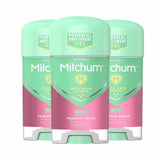 Mitchum Women Gel Antiperspirant Deodorant, Powder Fresh - 2.25 Oz - 3 Pack - OPEN BOX