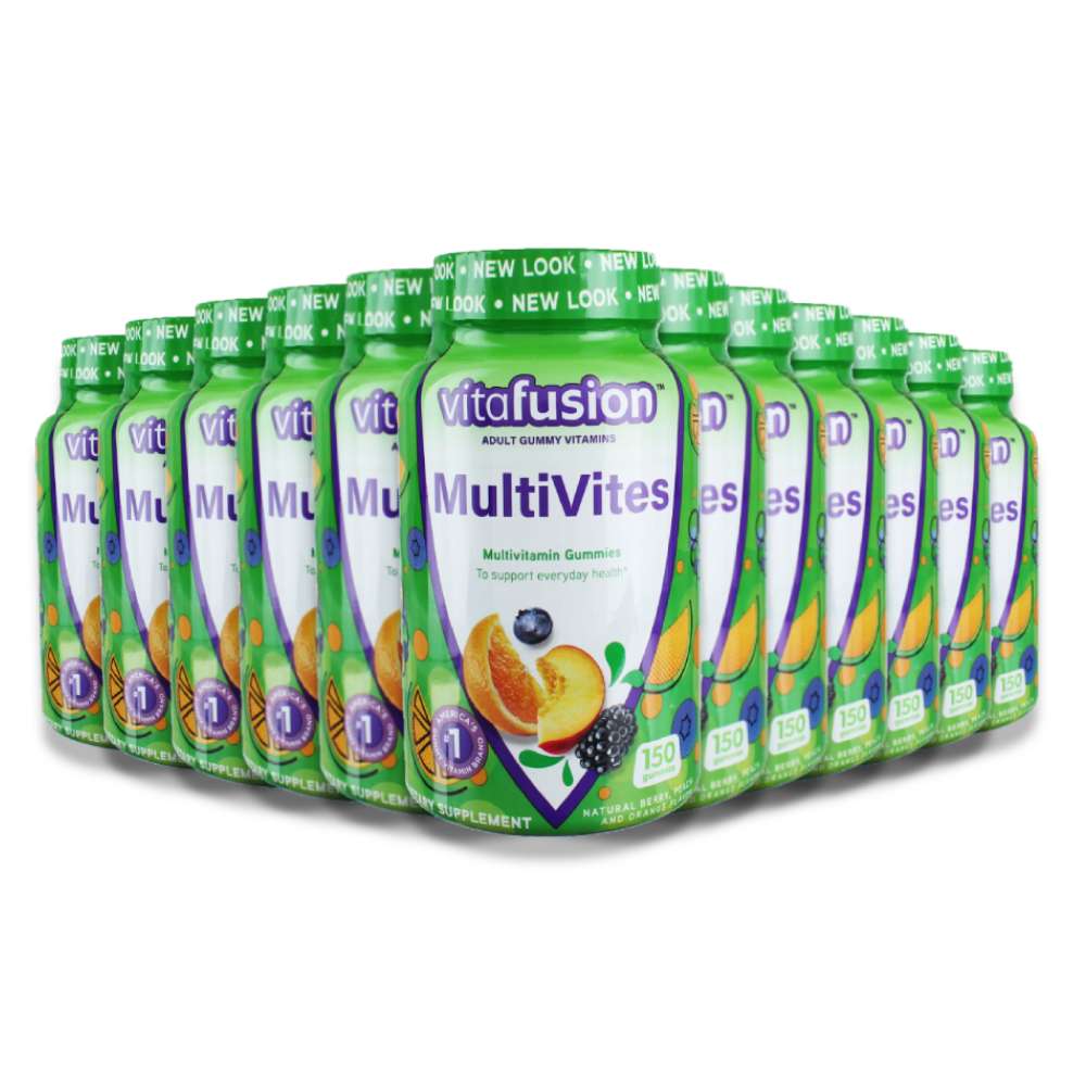 Vitafusion MultiVites Gummy Vitamins - 12 Pack Contarmarket