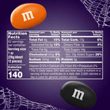 M&M'S Peanut Milk Chocolate Halloween Candy, 62 oz