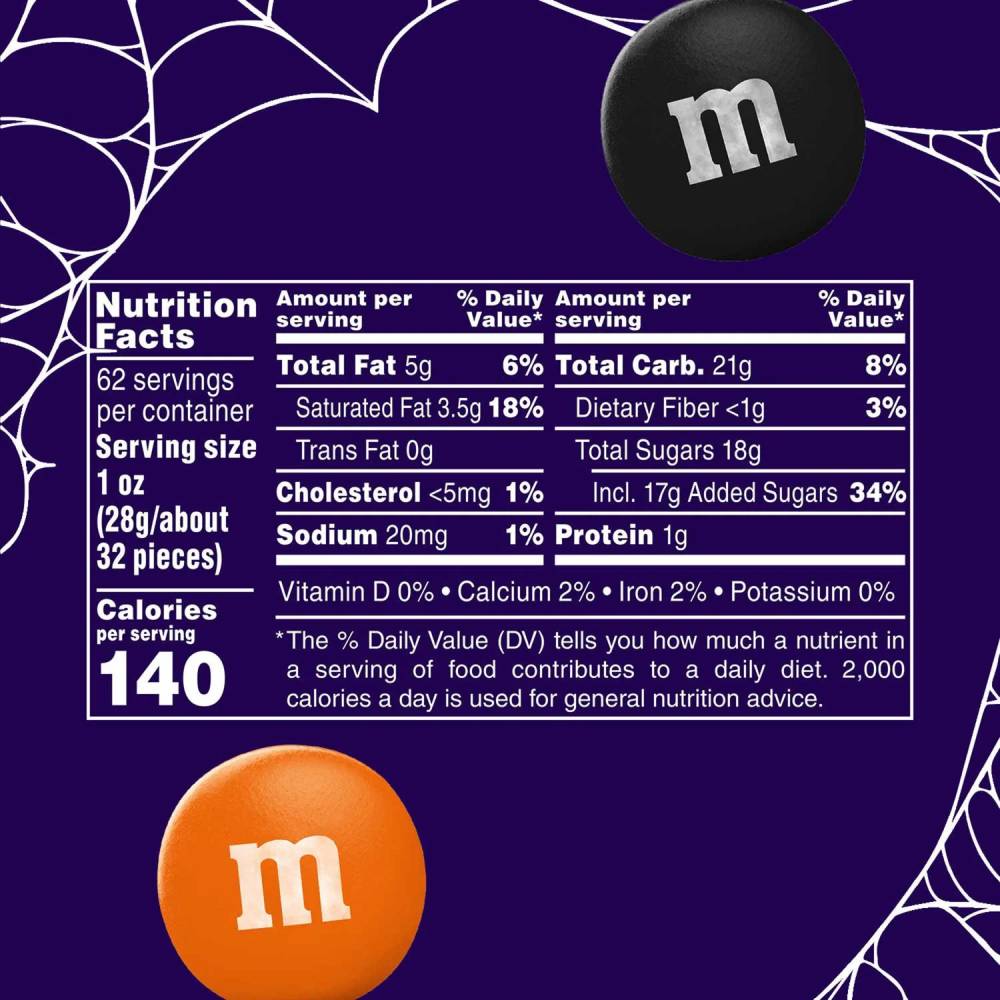 M&M'S Milk Chocolate Halloween Candy - 62 Oz