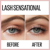 Maybelline -Lash Sensational Washable Mascara- 254 Very Black - 0.32 Oz - 12 Pack