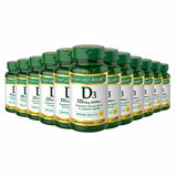 Nature's Bounty Vitamin D3  5000 IU, 150 softgels - 12 Pack