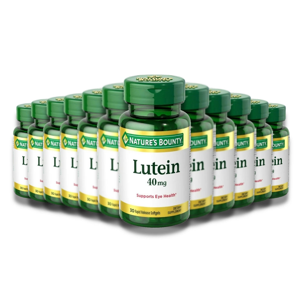Nature's Bounty Lutein 40 mg Softgels - 30 ea, 12 Pack Contarmarket