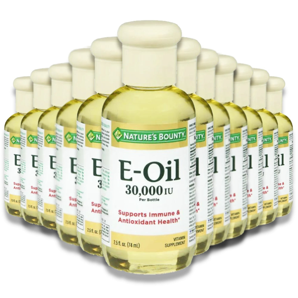 Nature's Bounty Vitamin E Oil - 2.5 oz (30,000 IU) - 12 Pack Contarmarket