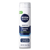 Nivea For Men Sensitive Shaving Gel - 7 oz - 12 Pack Contarmarket