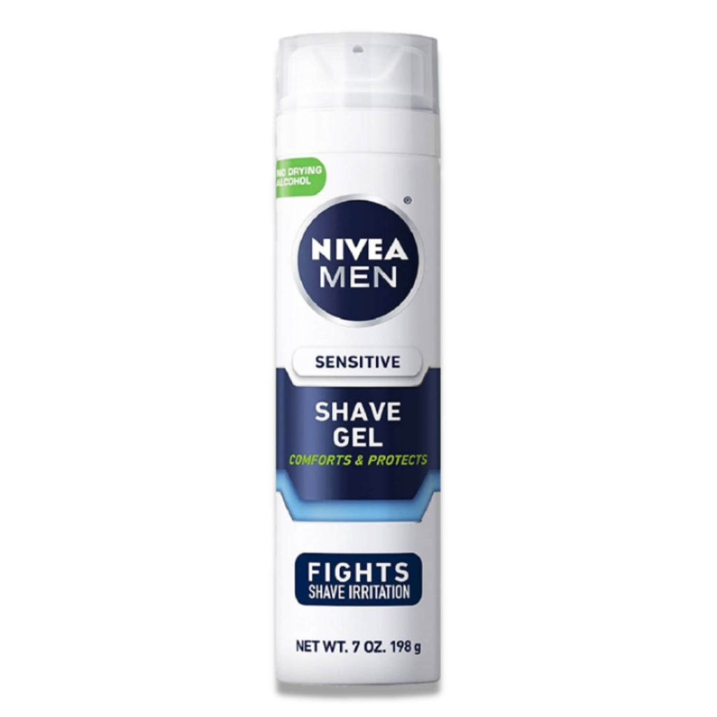 Nivea For Men Sensitive Shaving Gel - 7 oz - 12 Pack Contarmarket