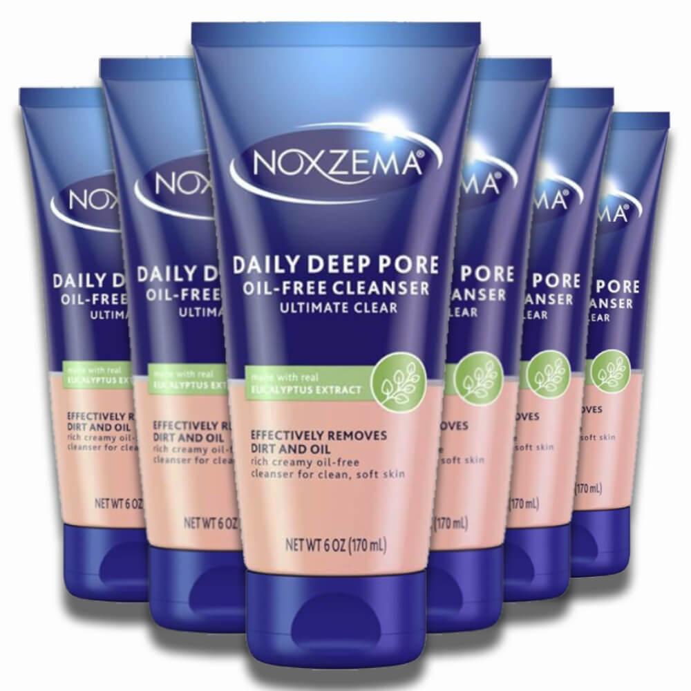 Noxzema Ultimate Clear Daily Deep Pore Cleanser - 6 oz - 6 Pack Contarmarket