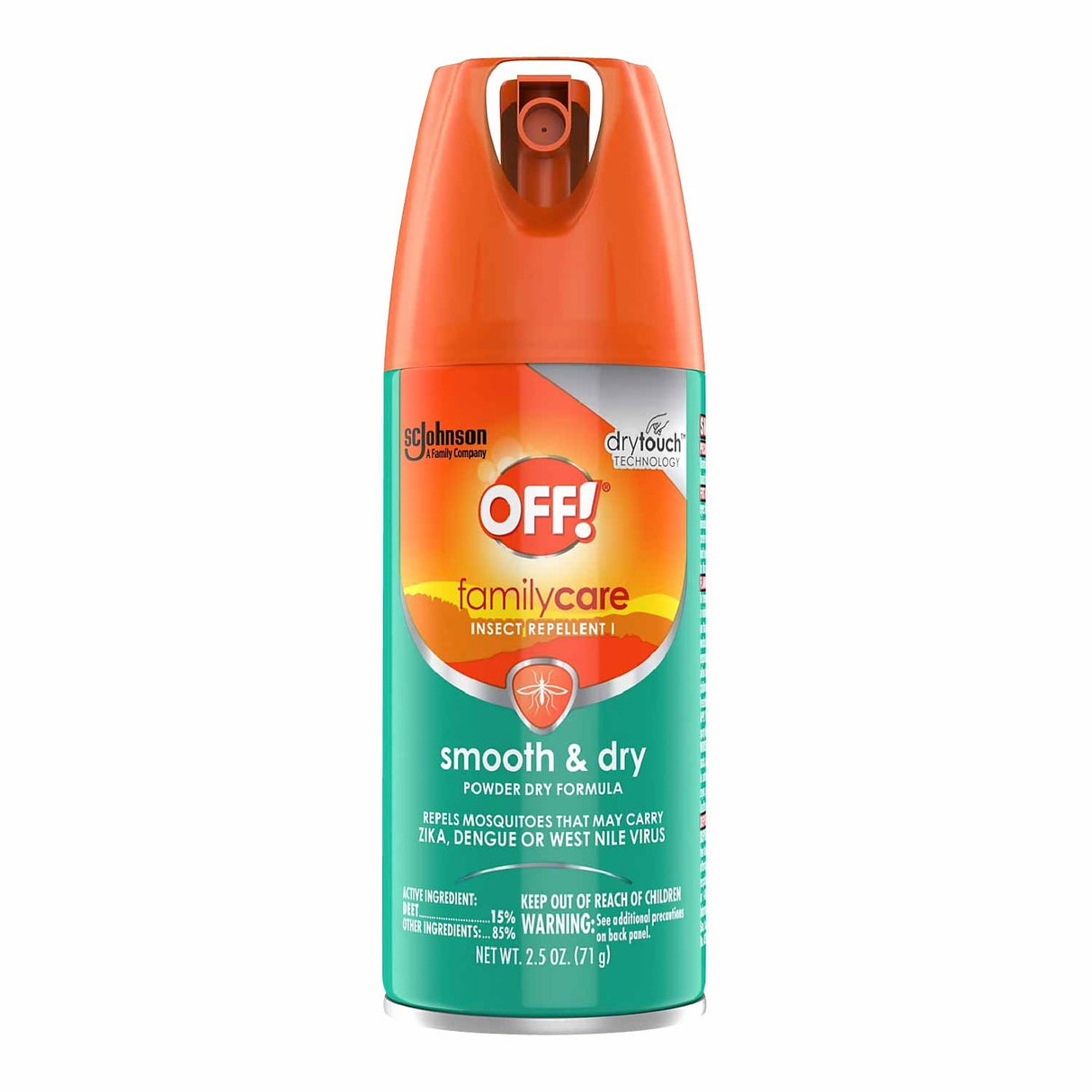 OFF! -FamilyCare Insect Repellent, Smooth & Dry, Travel Size - 2.5 Oz - 12 Pack