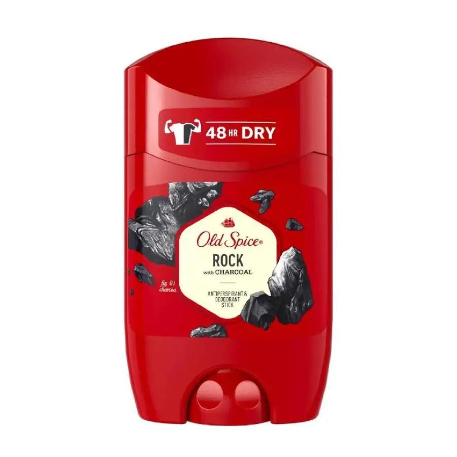 Old Spice Stick Antiperspirant & Deodorant  Rock With  Charcoal - 1.7 oz/ 50 ml -  6 pack