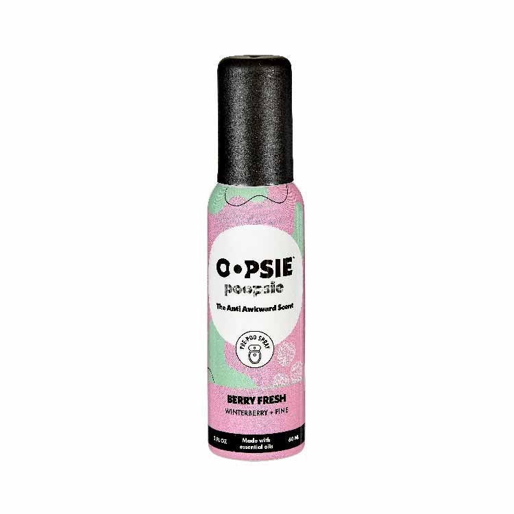 Oopsie Poopsie 2 oz, Wild Mint - Summer Sea - Berry Fresh - Morning Shower - 16 Pack/4 Ct Each Fragrance