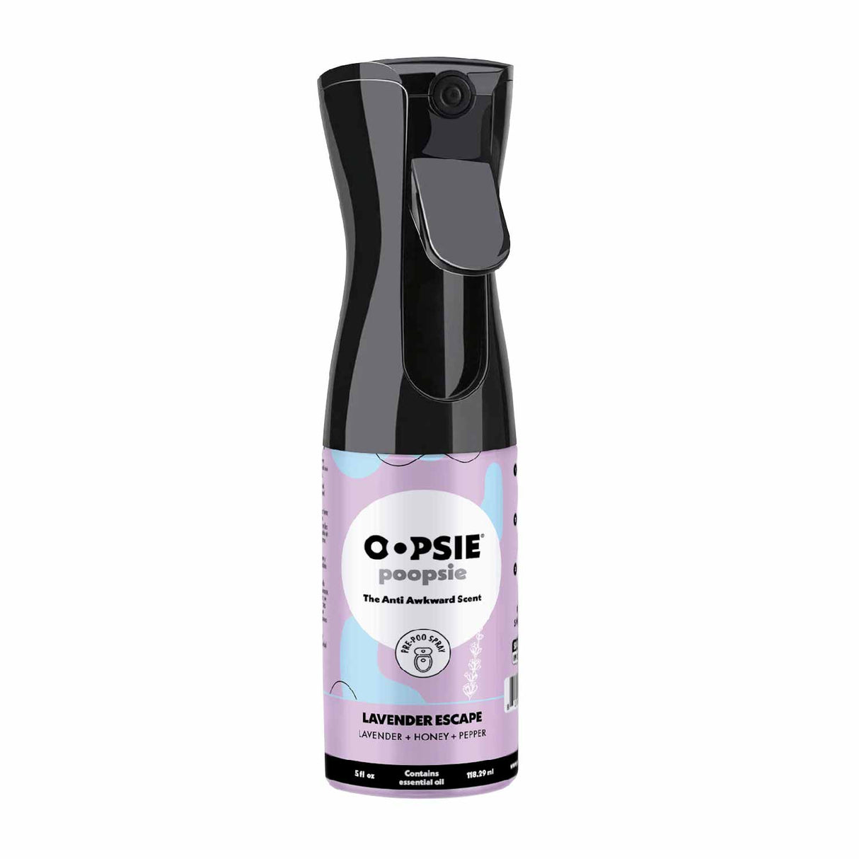 Oopsie Poopsie Spray Mist 5oz - Lavender Escape