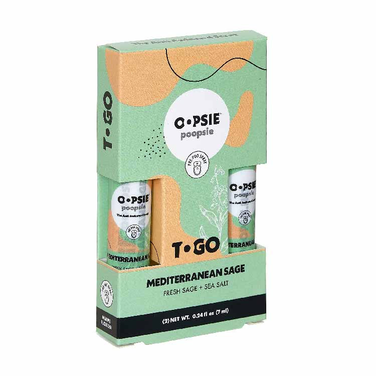 Oopsie Poopsie To Go Mediterranean Sage - The Anti Awkward Scent - 0.2 Oz, 2 Ct - 7 Pack