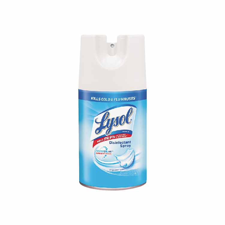 Lysol Disinfectant Aerosol Spray Crisp Linen 7 oz - 50 cases - Pallet