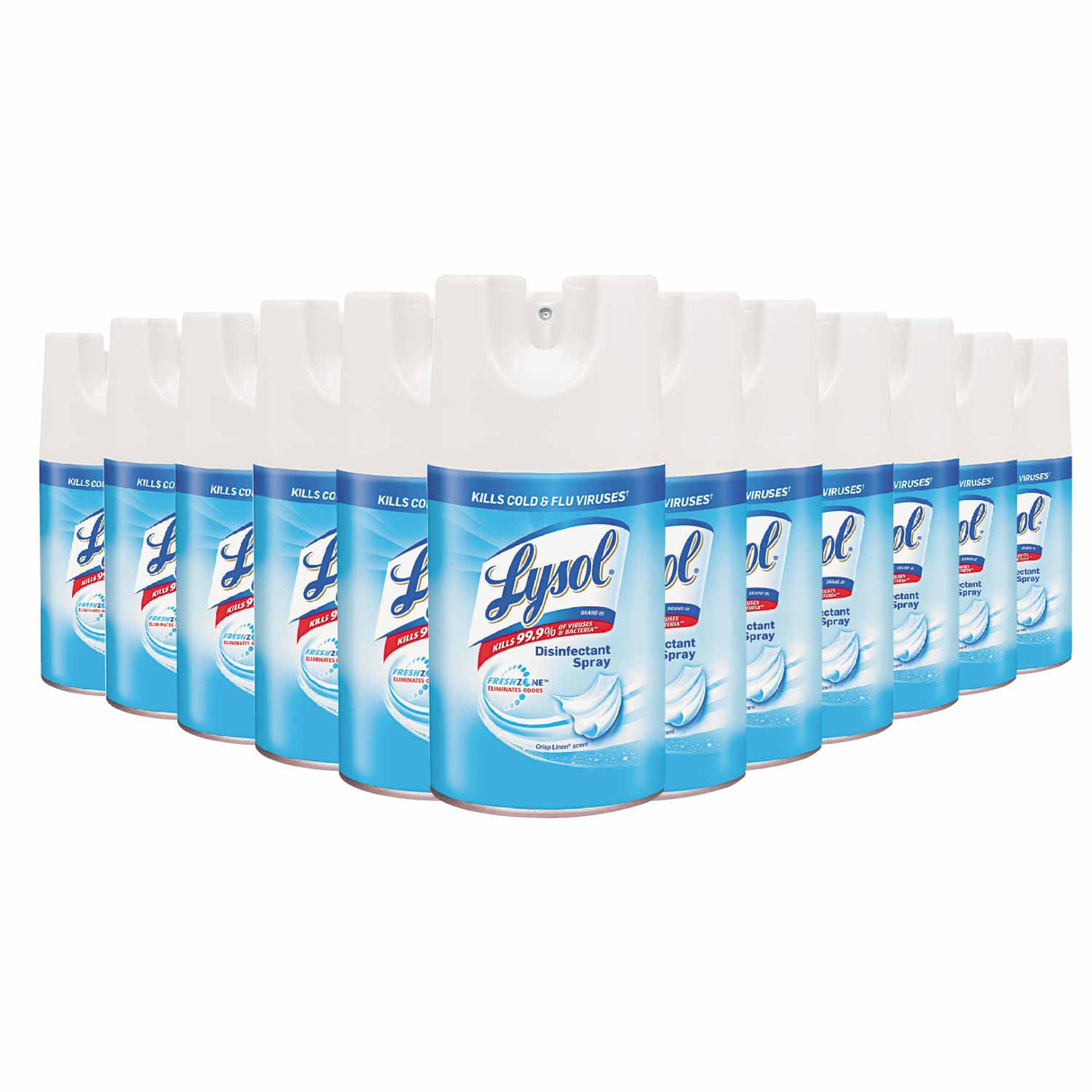 Lysol Disinfectant Aerosol Spray Crisp Linen 7 oz - 50 cases - Pallet