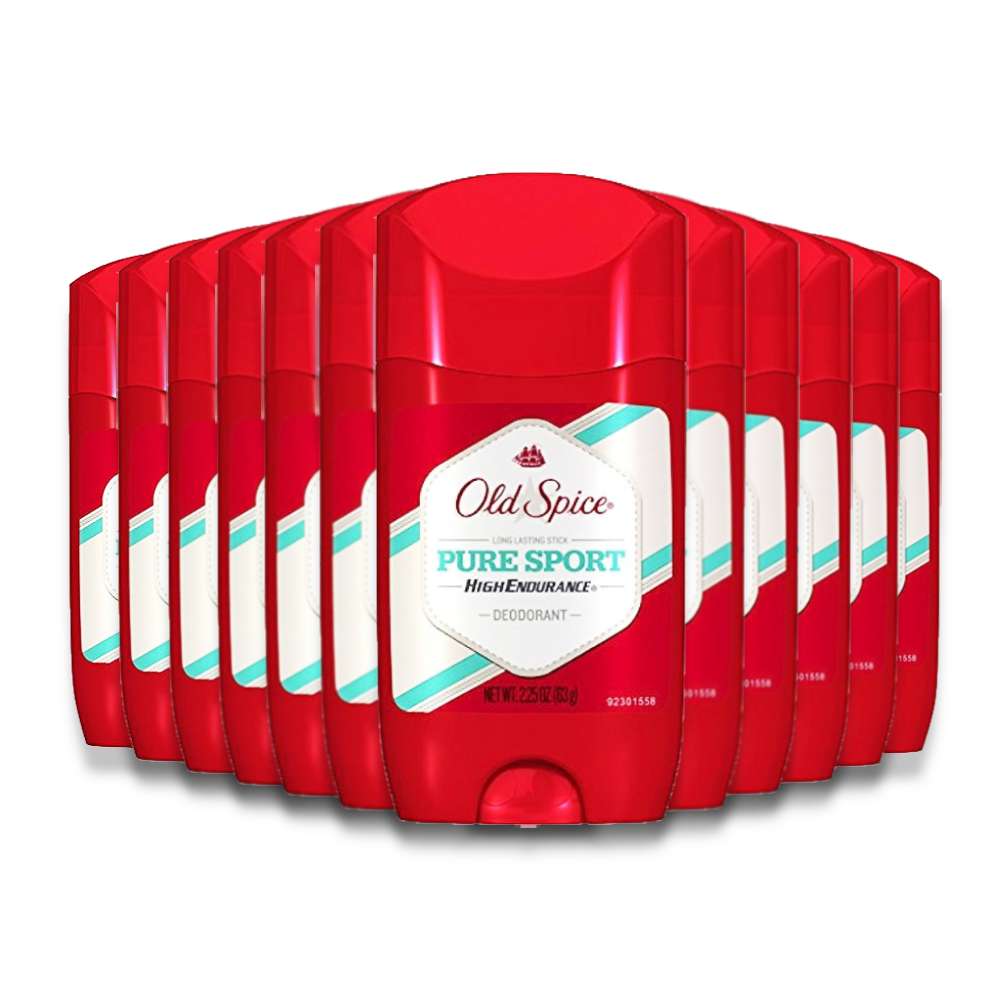 Old Spice High Endurance Deodorant Pure Sport - 12 Pack Contarmarket