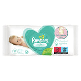 Pampers Baby Wipes Sensitive - 52 Ct - 12 Pack - ( 624 Ct)