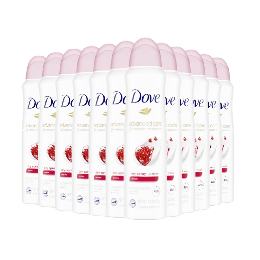  Dove Advanced Care Dry Spray Deodorant Revive Bulk Contarmarket