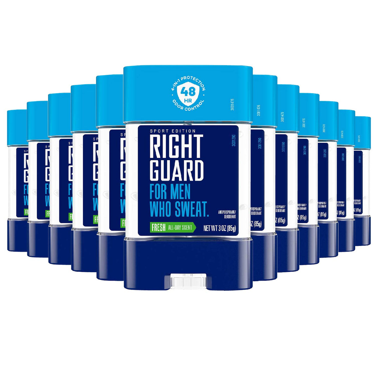 Right Guard - Sport Odor Defense Anti-Perspirant Deodorant Clear Gel  Fresh 3 oz - 12 Pack