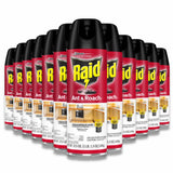 Raid - Ant And Roach Killer Aerosol Spray, Fragance Free - 17.5 Oz - 12 Pack
