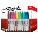Sharpie - Permanent Markers Fine Tip Multicolored - 12 Count - 12 Pack