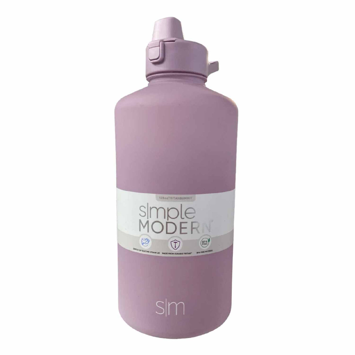 Simple Modern 1-Gallon Water Bottle with Straw Lid with Ounce Markers (Pink)