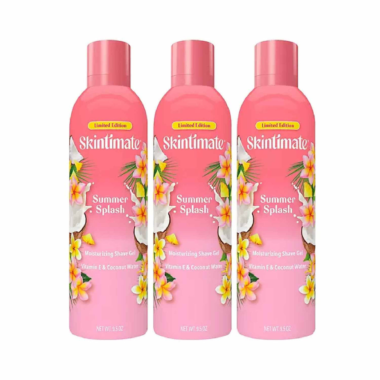 Skintimate Summer Splash Shave Gel, 9.5 oz., 3 pk