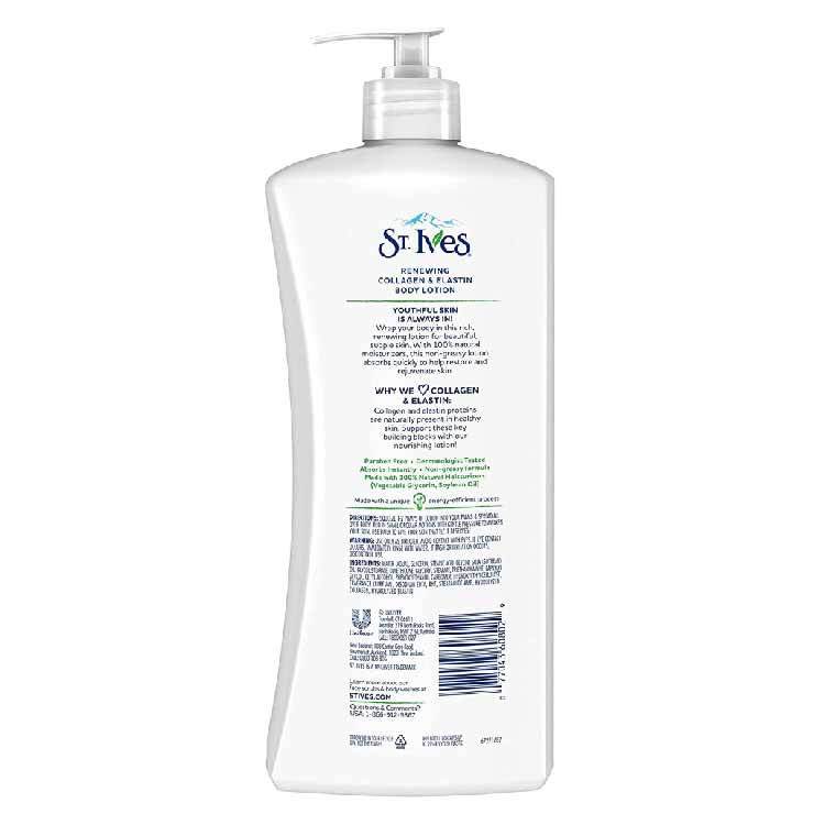 St. Ives - Skin Renewing Body Lotion, Collagen Elastin  21 oz - 4 Pack