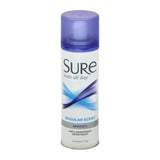 Sure  Regular Scent 6 oz Anti-Perspirant & Deodorant Spray - 12 Pack