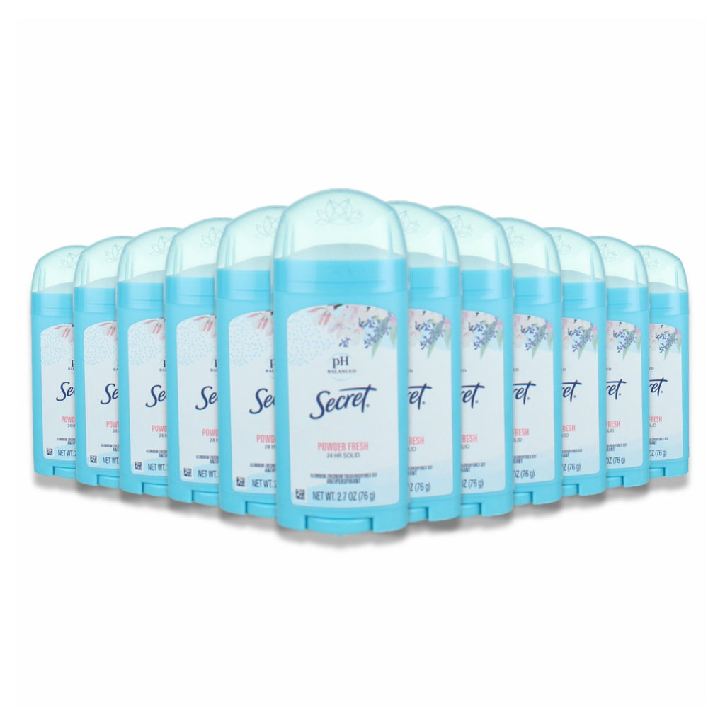 Secret Original Powder Fresh Deodorant - 12 Pack (2.7 oz) Contarmarket