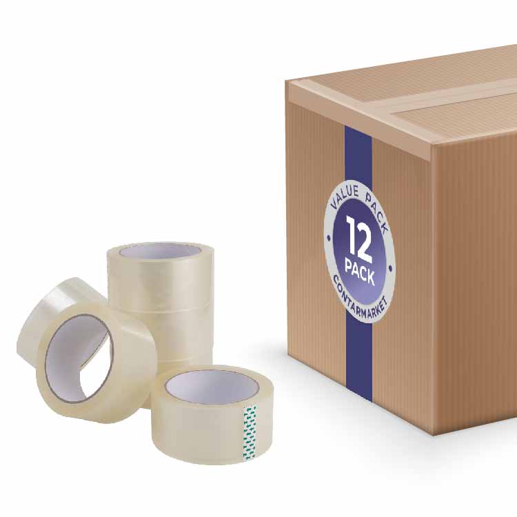 Carton Sealing Security Tapes Clear Packing Tape 1.88" X 110 Yards - 12 Rolls, 1.6 Mil Thick For Shipping & Sealing 12 Pack Packaging Tape - Foto 11