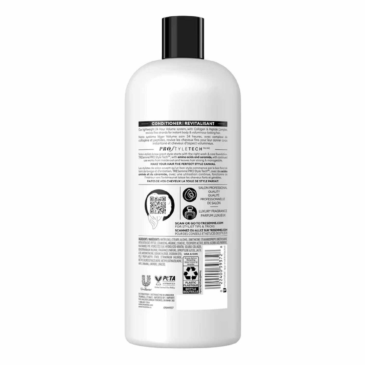 Tresemme - 24 Hour Body Conditioner Healthy Volume - 28 Oz - 3 Pack - OPEN BOX