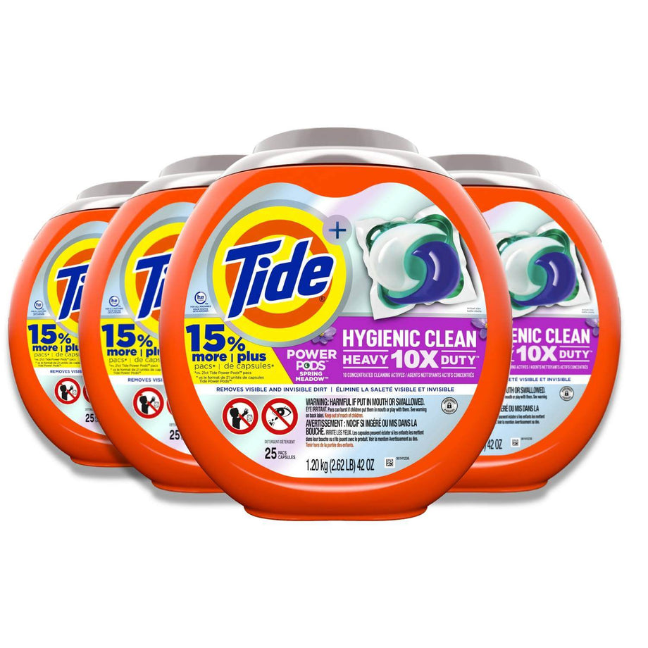 Tide Power Pods, Spring Meadow - 25 Ct, 4 Pack – Contarmarket