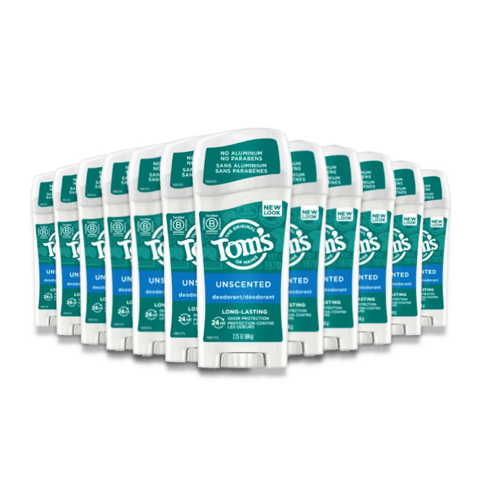 Tom's of Maine Natural Deodorant - 12 Pack - Contarmarket