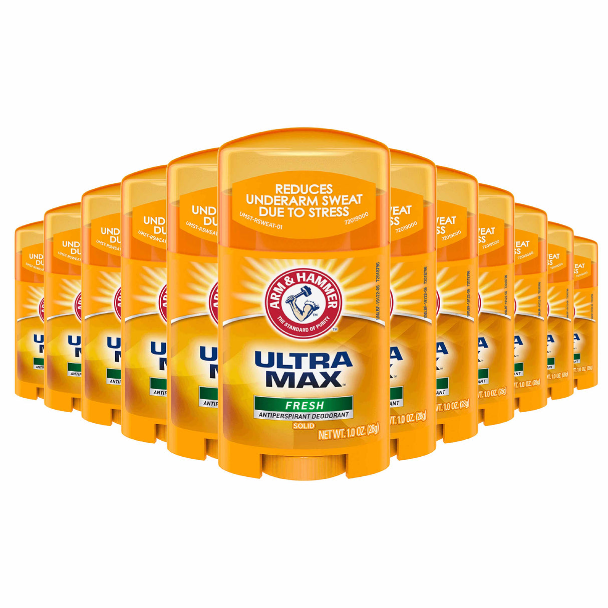 Arm & Hammer  Deodorant UltraMax Solid Fresh Scent 1 oz - 12 Pack