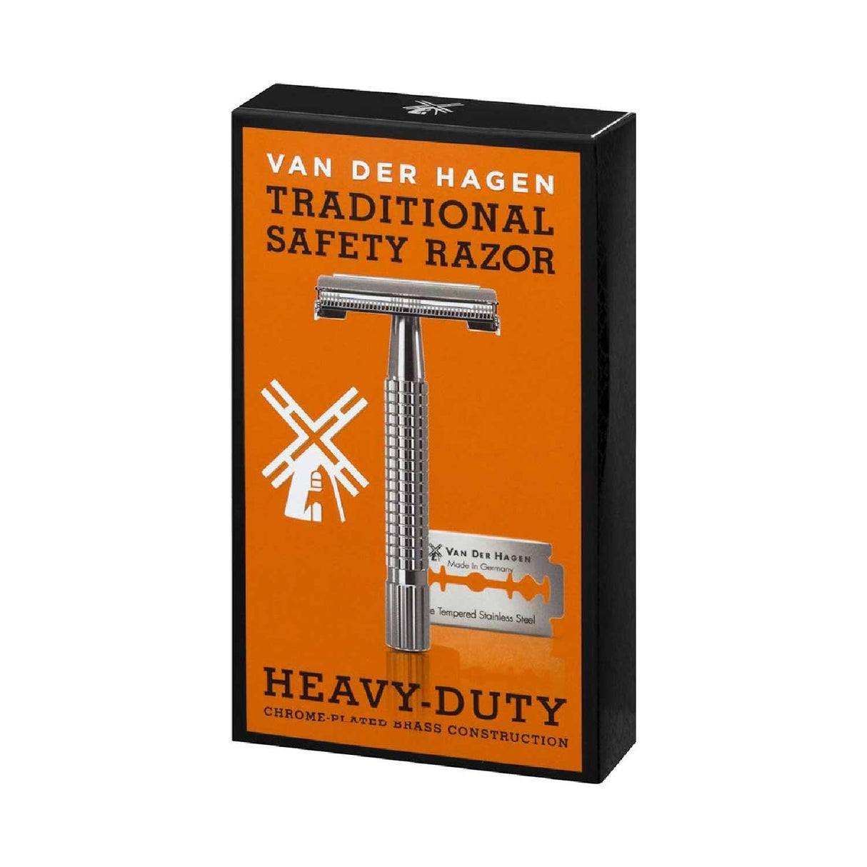 Van Der Hagen Traditional  Safety Razor - 12 Pack