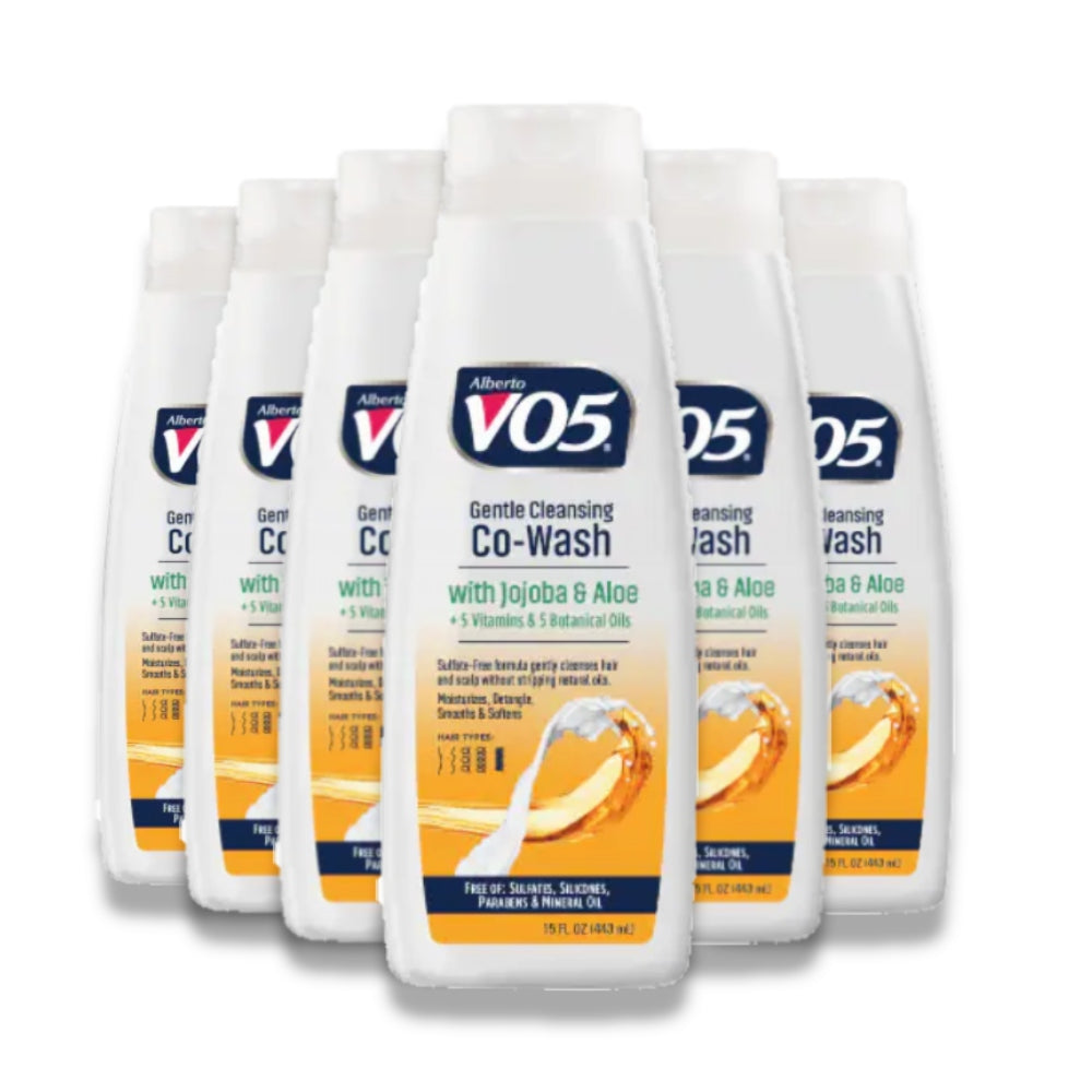 VO5 Co-Wash Gentle Cleansing Shampoo - Jojoba & Aloe, 15 oz, 6 Pack Contarmarket