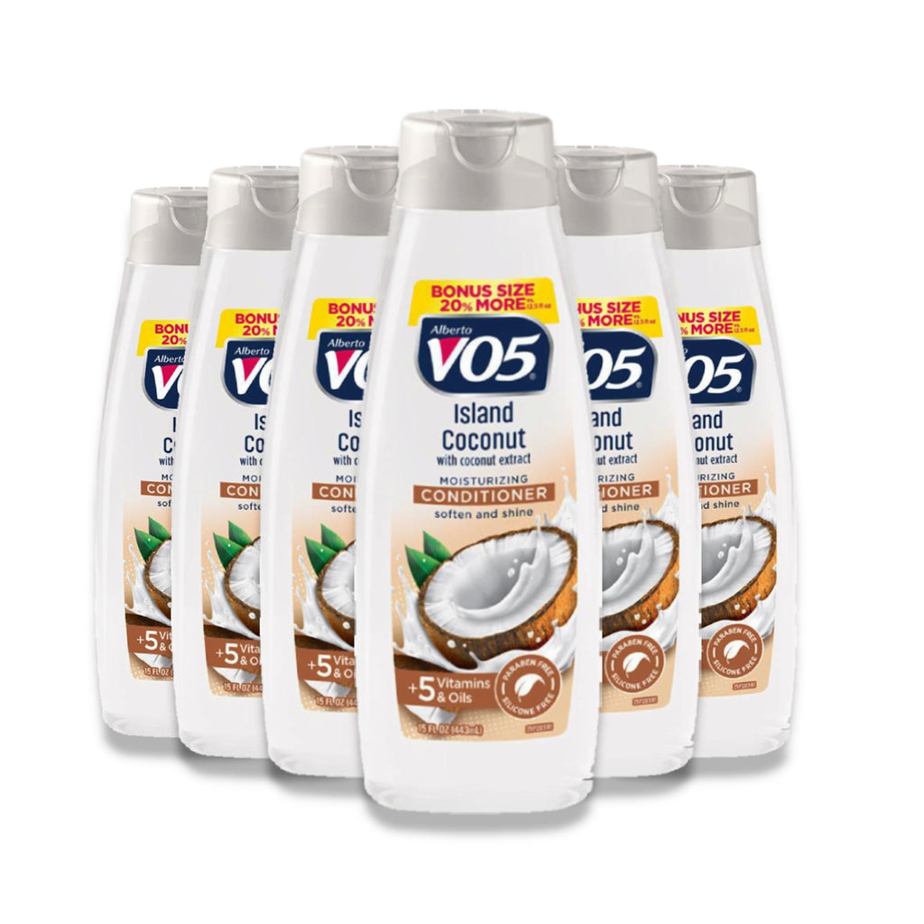 VO5 Conditioner - Island Coconut, 15 oz, 6 Pack Contarmarket