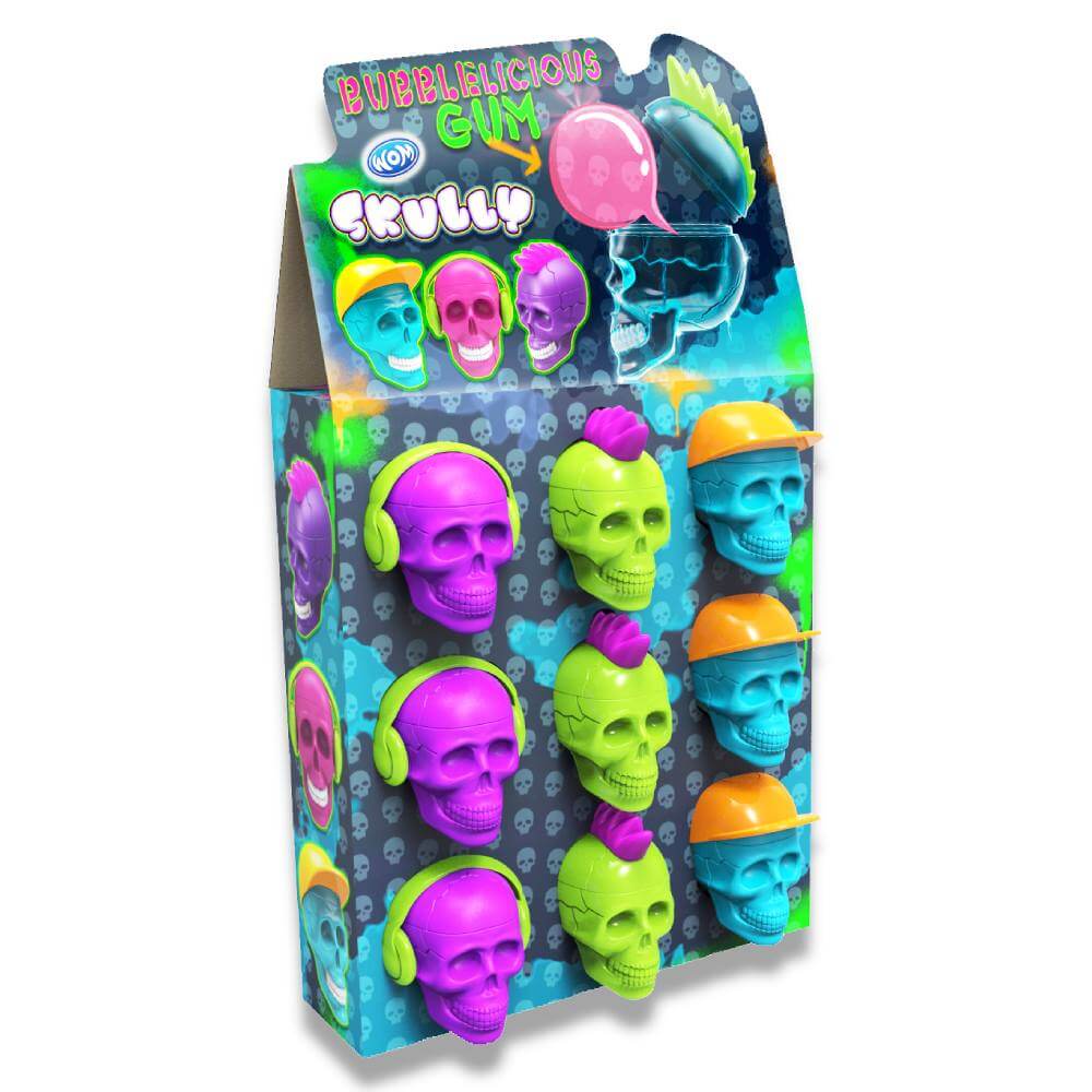 Wom Candy Skully - 9 Ct Bulk Pack Contarmarket