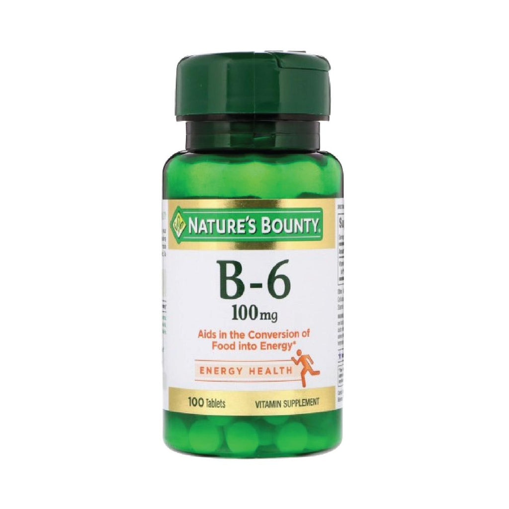  Nature's Bounty Vitamin B6 100mg Tablets - 100 Ct Each Contarmarket