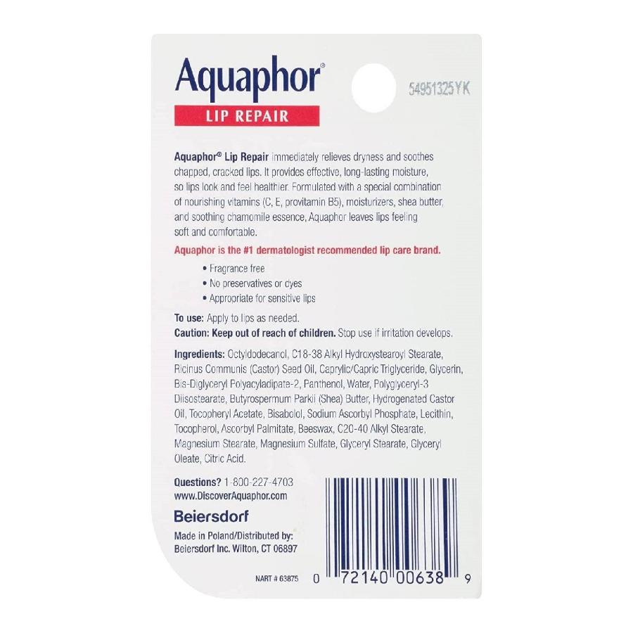 Aquaphor Immediate Relief Lip Repair Balm - 48 Pack