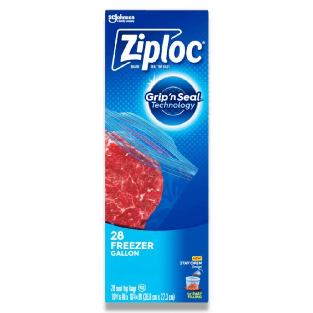 Ziploc Freezer Gallon Bags, Grip 'n Seal - 28 Ct, 9 Pack – Contarmarket