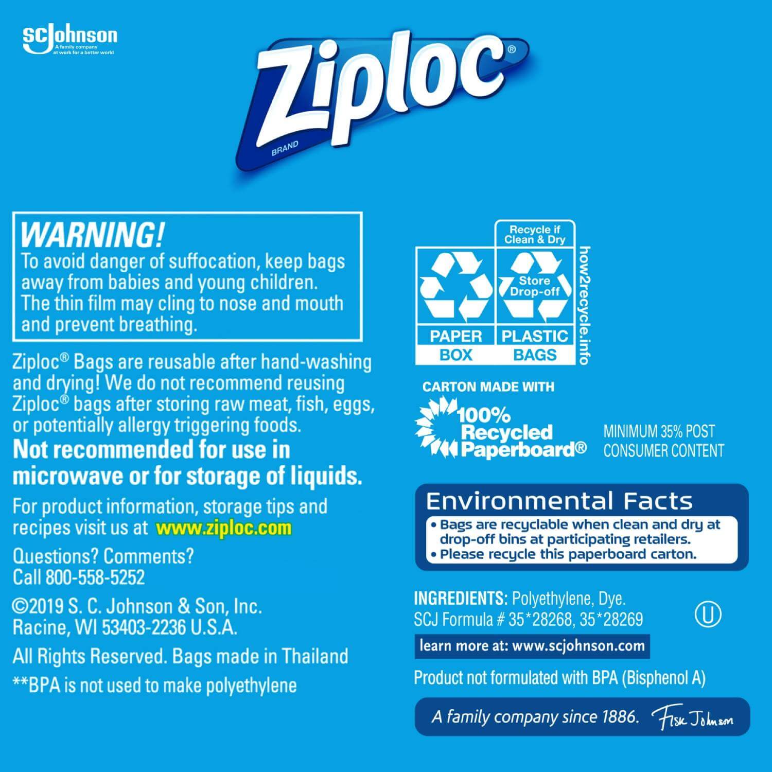 Ziploc Brand Snack Bags with Grip 'n Seal Technology, 90 ct - Foods Co.