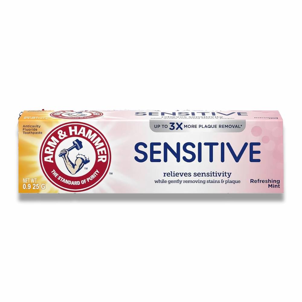 Arm & Hammer - Sensitive Teeth & Gums Toothpaste, Refreshing Mint - 0.9 Oz  - 72  Pack