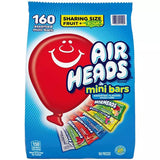 Airheads Mini Candy Bars, Variety Pack, 160 pcs