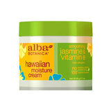 Alba Botanica - Hawaiian Moisture Cream Smoothing Jasmine and Vitamin E - 3 Oz - 6 Pack