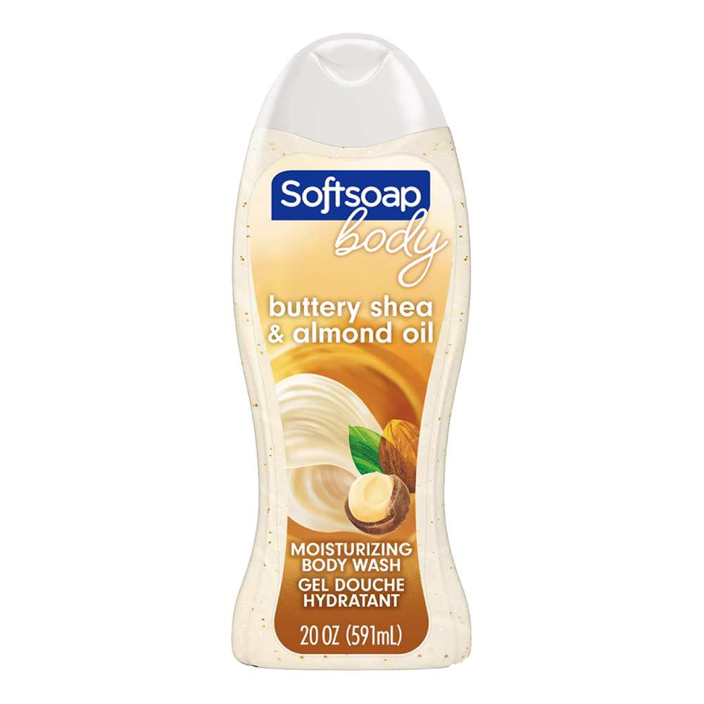 Softsoap - Body Wash, Moisturizing Shea And Almond Oil Scent - 20 Oz - 4 Pack