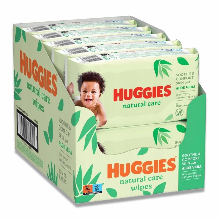 Huggies - Baby Wet Wipes, Natural Care, 56 Ct Each - 10 Packs